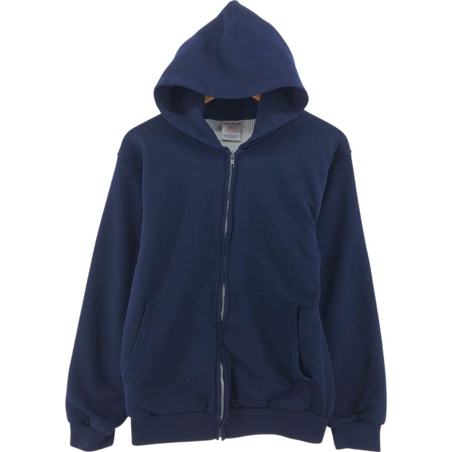 古着 90年代 PLUMA スウェットフルジップパーカー メンズM相当