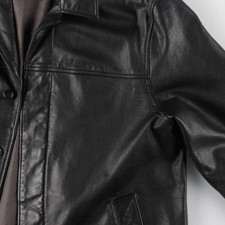 BANANA REPUBLIC（バナナリパブリック） 古着 レザーカーコート メンズ