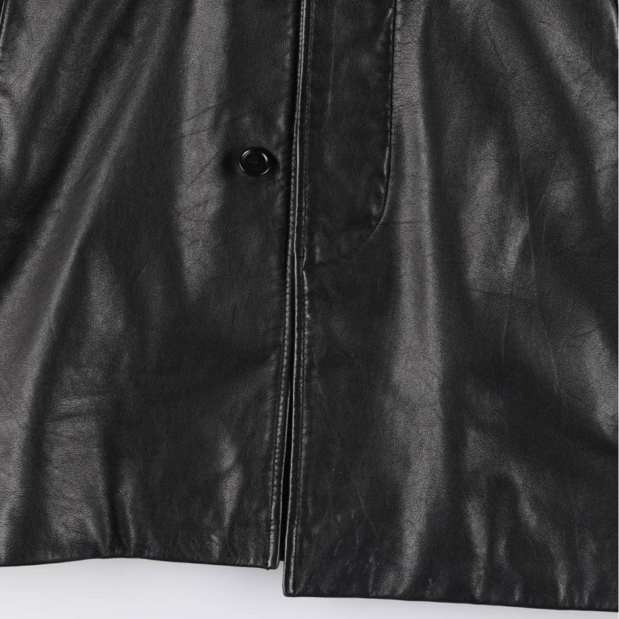 BANANA REPUBLIC（バナナリパブリック） 古着 レザーカーコート メンズ