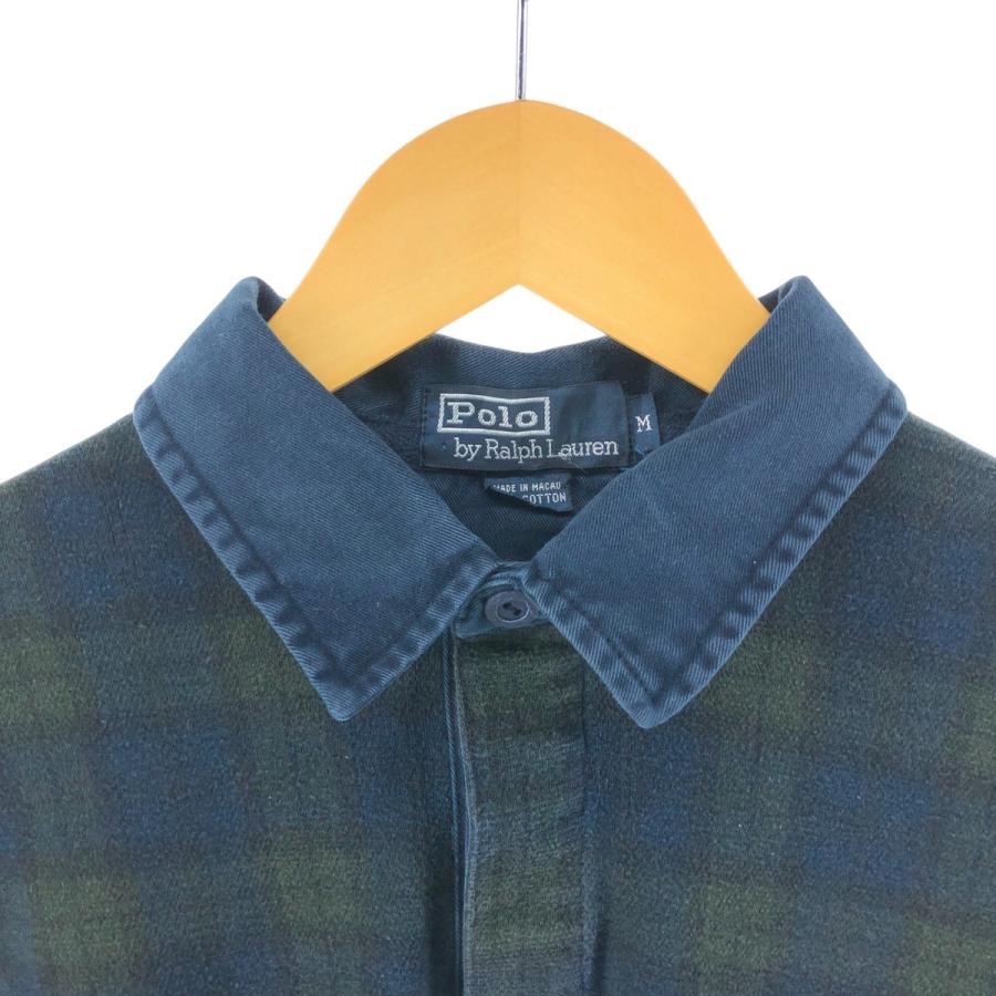 古着 ラルフローレン Ralph Lauren POLO by チェック柄 ポロベア 長袖