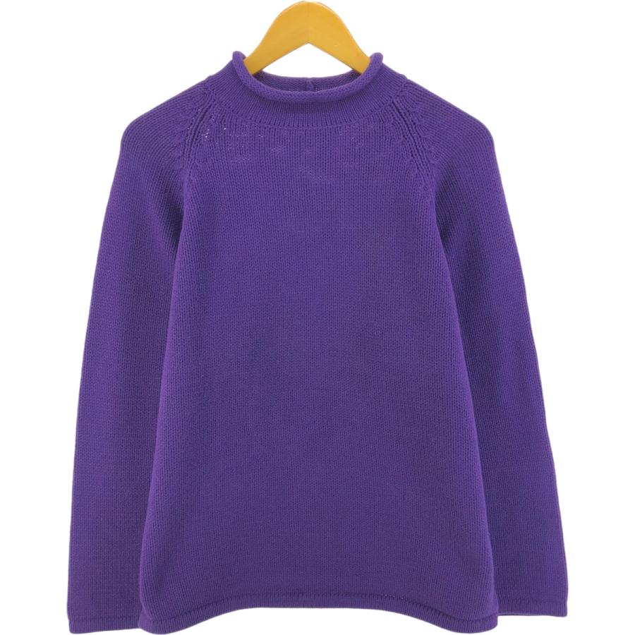 J.CREW（ジェイクルー） 古着 90年代 ロールネック コットンニット 