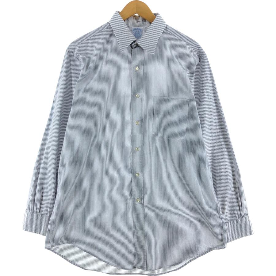 【USA製】ブルックスブラザーズ　長袖シャツ　1818 ストライプ BROOKS BROTHERS（ブルックスブラザーズ） 古着 80~90年代 Est.1818