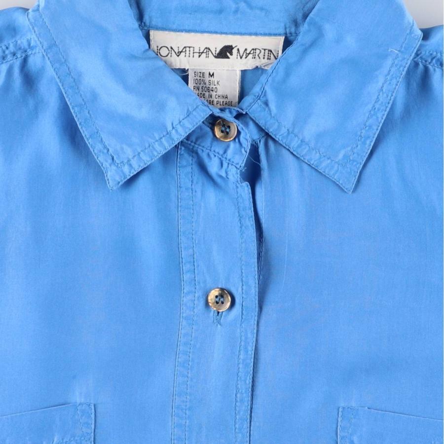 古着 JONATHAN MARTIN 長袖 シルクシャツ レディースM相当 /eaa525721 古着 JONATHAN MARTIN 長袖 シルクシャツ レディースM相当