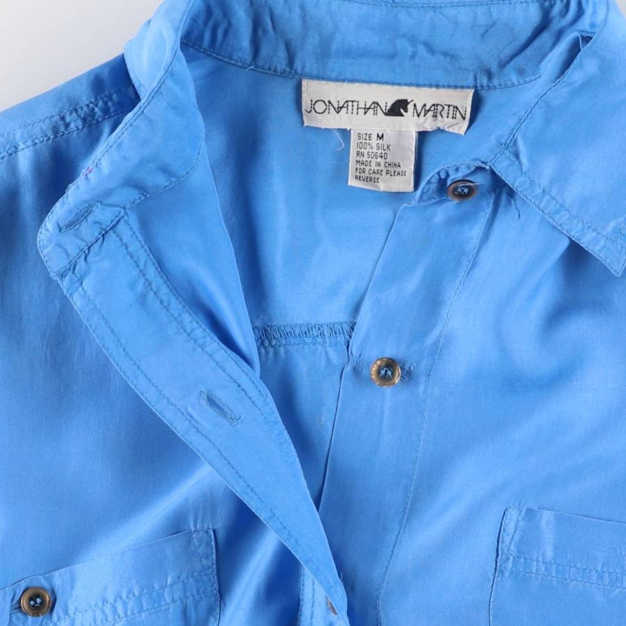 古着 JONATHAN MARTIN 長袖 シルクシャツ レディースM相当 /eaa525721 古着 JONATHAN MARTIN 長袖 シルクシャツ レディースM相当