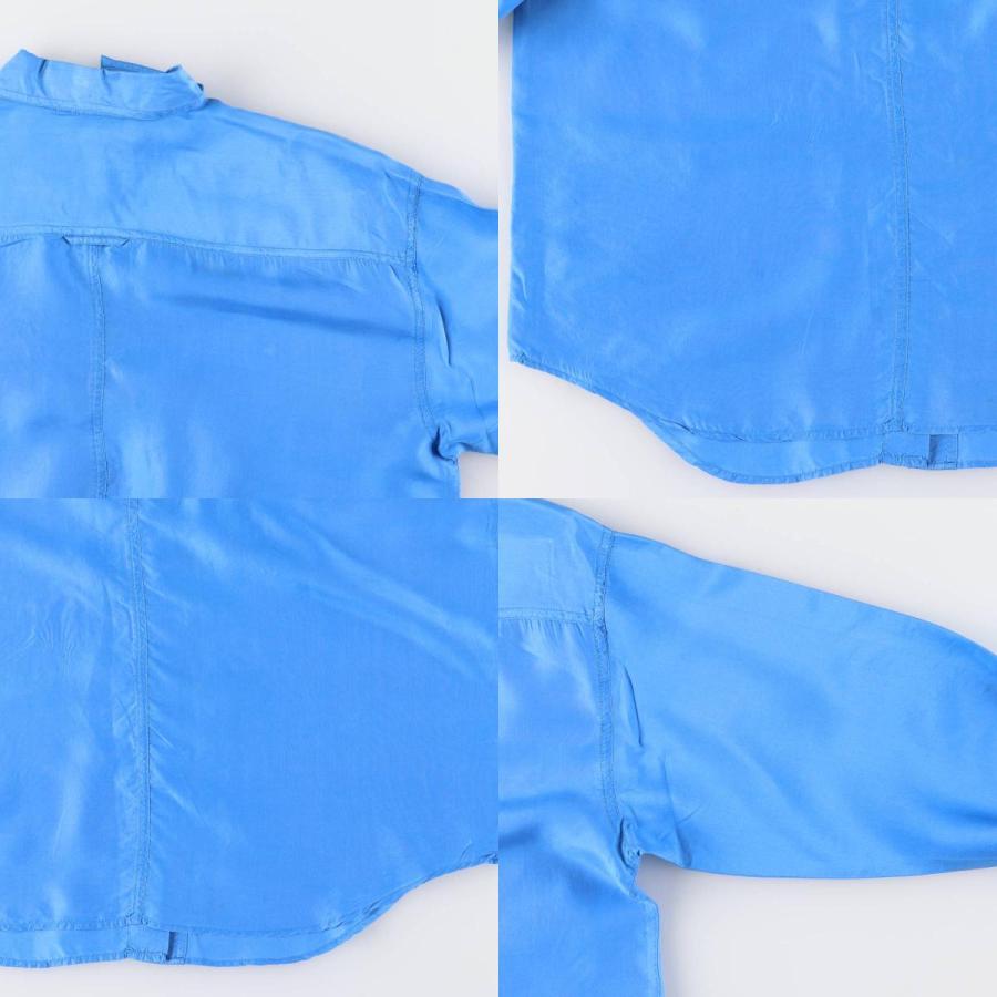 古着 JONATHAN MARTIN 長袖 シルクシャツ レディースM相当