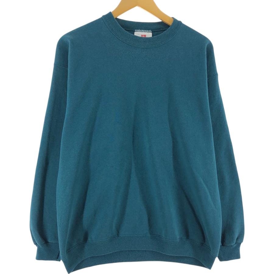 90s Hanes スウェット 無地 Hanes 古着 90年代 ヘインズ 無地 ブランクスウェットシャツ