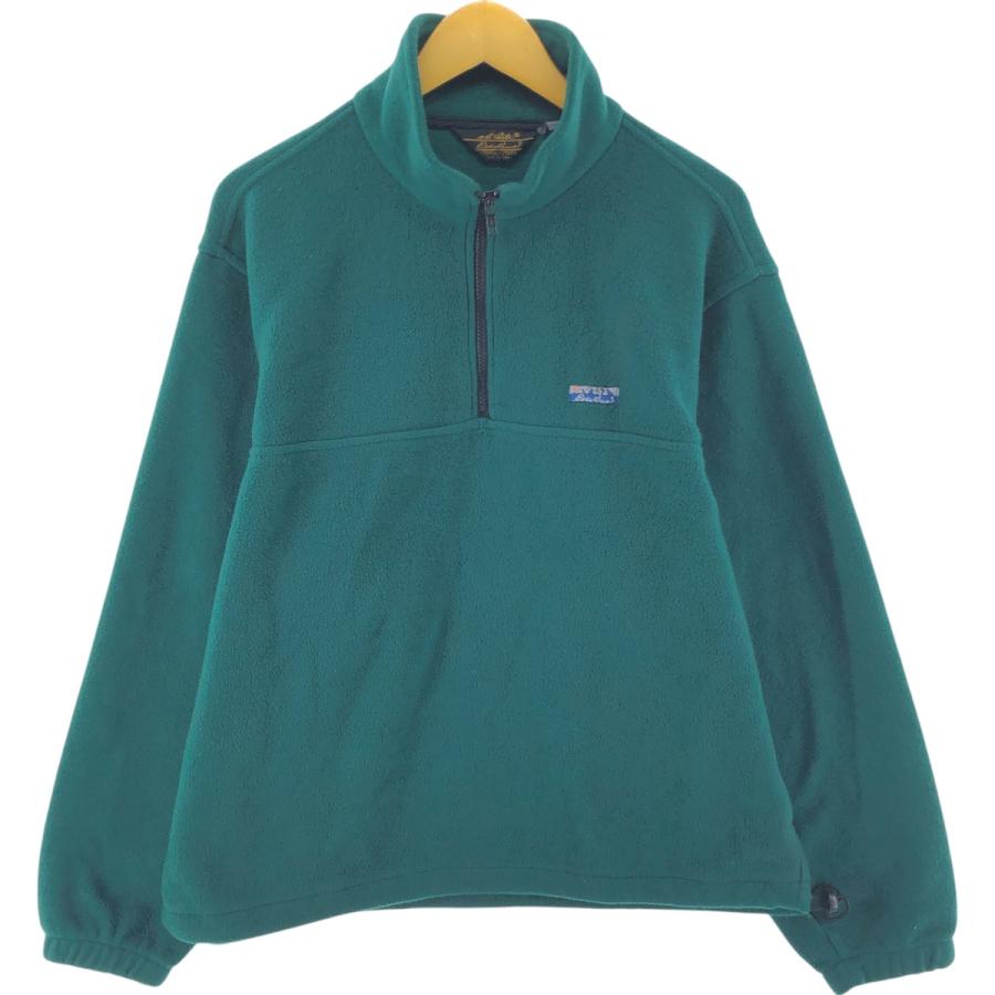 Eddie Bauer（エディーバウアー） 古着 90年代 黒タグ ハーフジップ