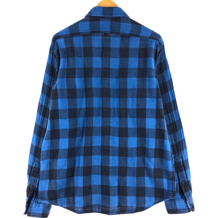 Ralph Lauren POLO COUNTRY Long Sleeve Light Flannel Check Shirt Men's Size L / eaa527050 main image 1