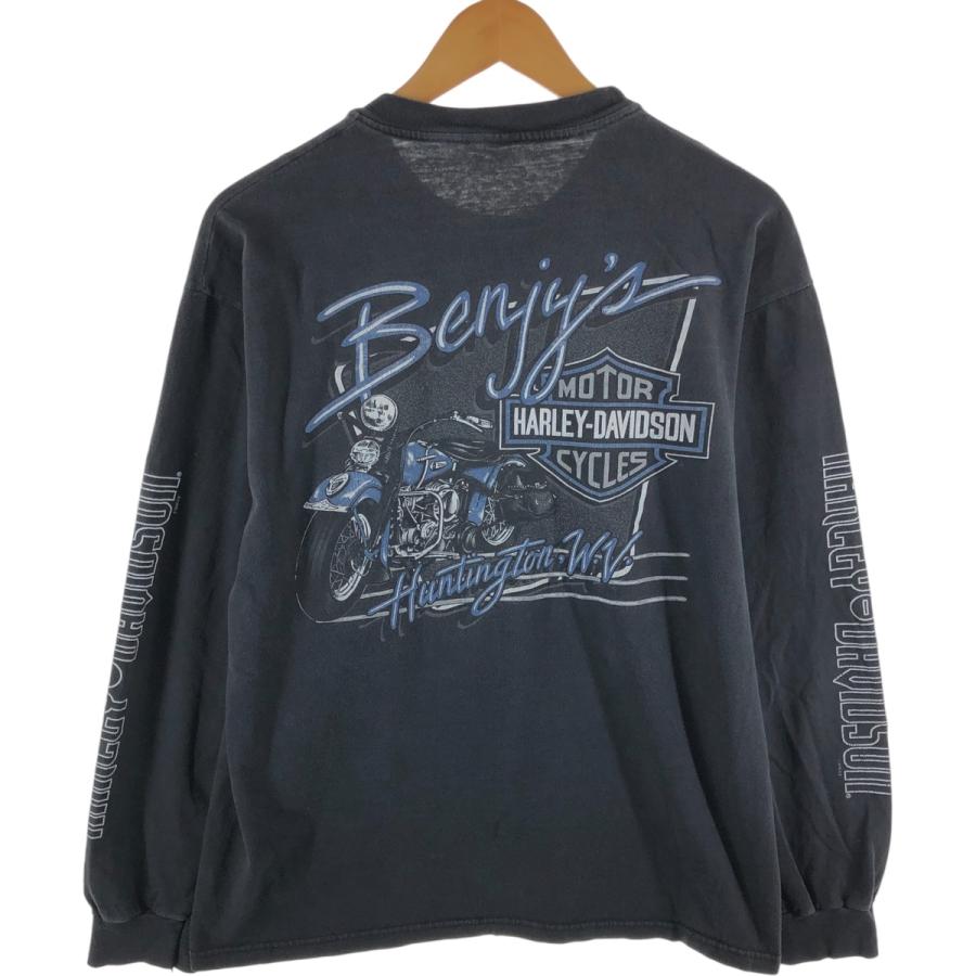 古着 ハーレーダビッドソン Harley-Davidson ロングTシャツ ロン