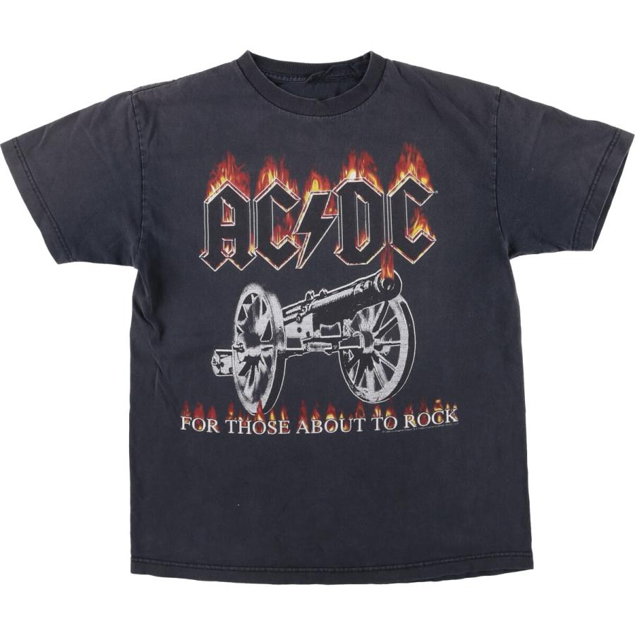 古着 00年代 AC/DC エーシーディーシー バンドTシャツ バンT メンズM