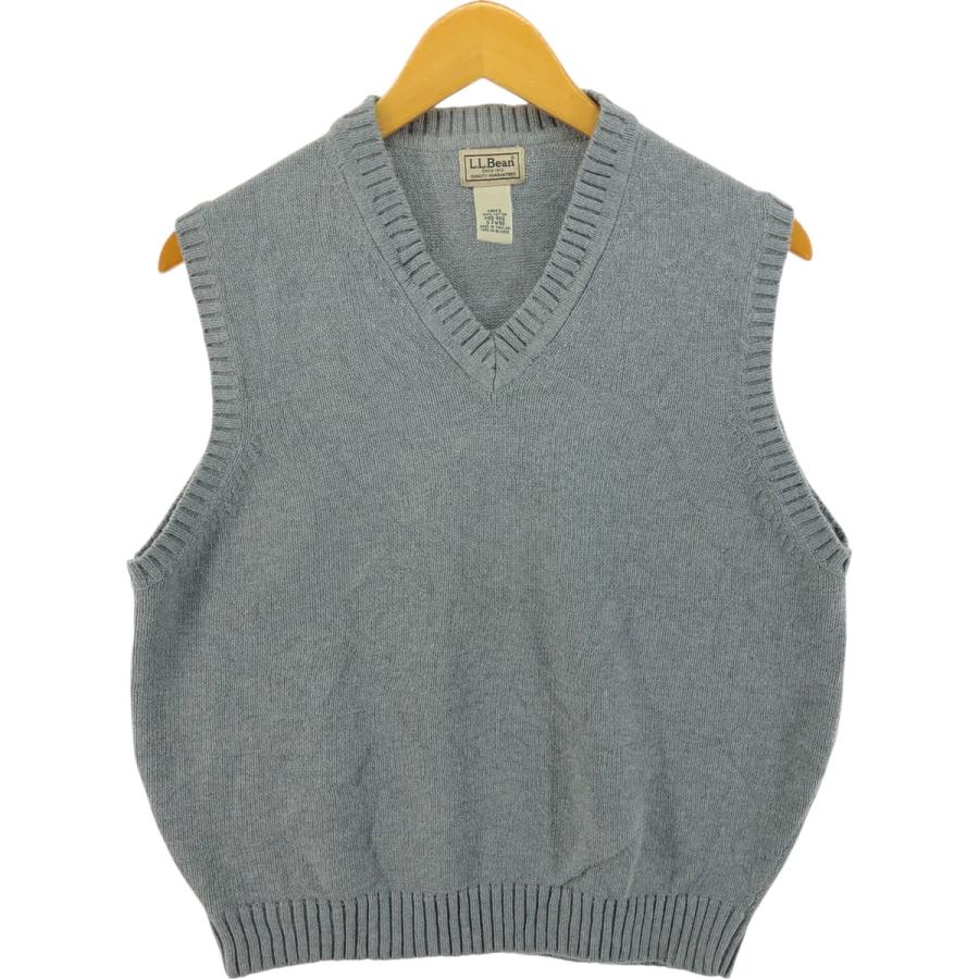 L.L.Bean（エルエルビーン） 古着 L.L.Bean Vネック コットンニット 