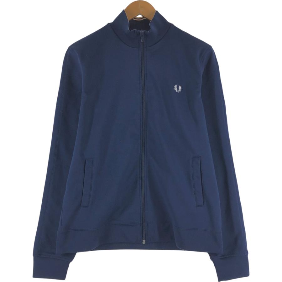 Fred perry トラックジャケット　ネイビー　Mサイズ 80s M】フレッドペリー刺繍トラックジャケットFred古着ジャージ