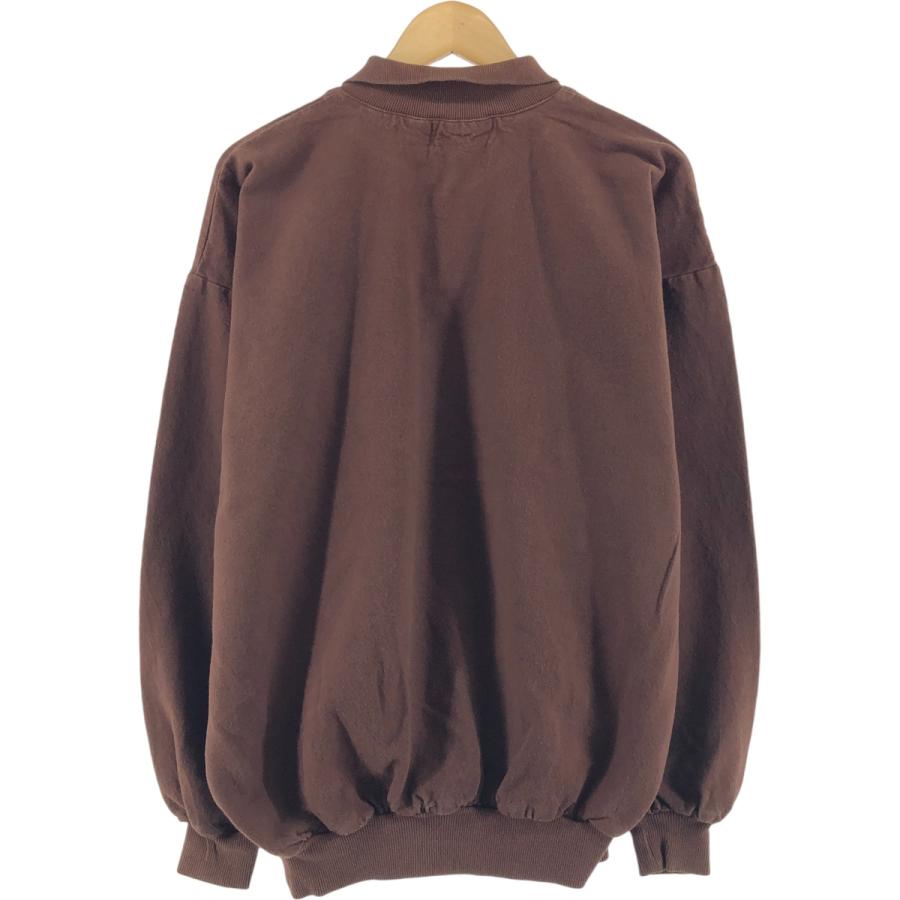古着 90年代 オービス ORVIS 襟付きハーフボタン スウェット