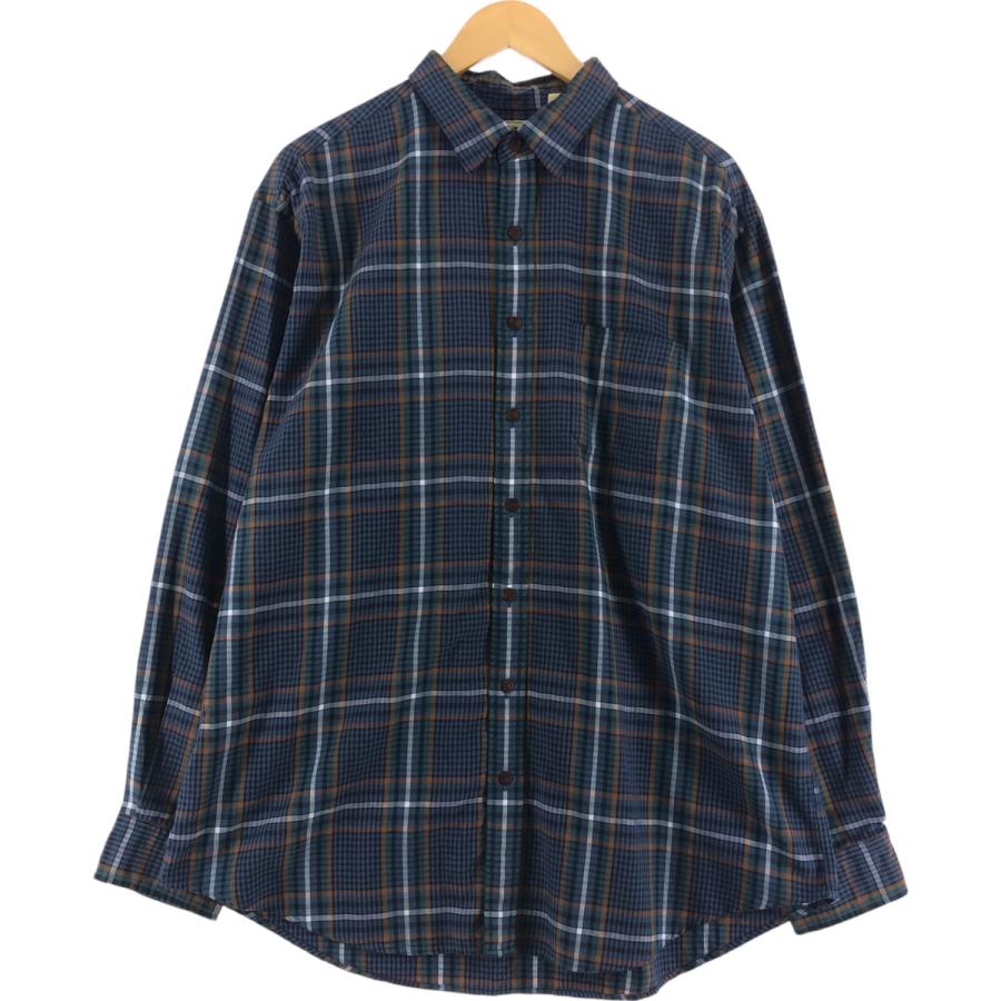 L.L.Bean（エルエルビーン） 古着 長袖 コットンチェックシャツ メンズ 