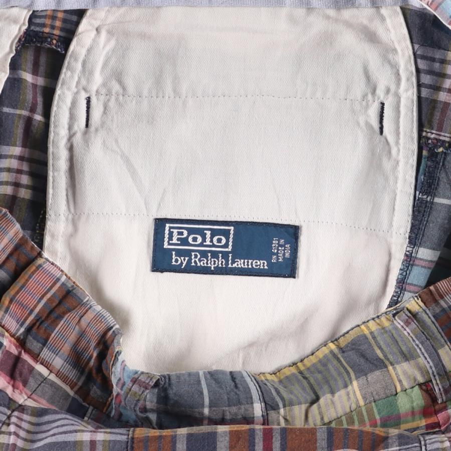 古着 ラルフローレン Ralph Lauren POLO by チェック柄ショート