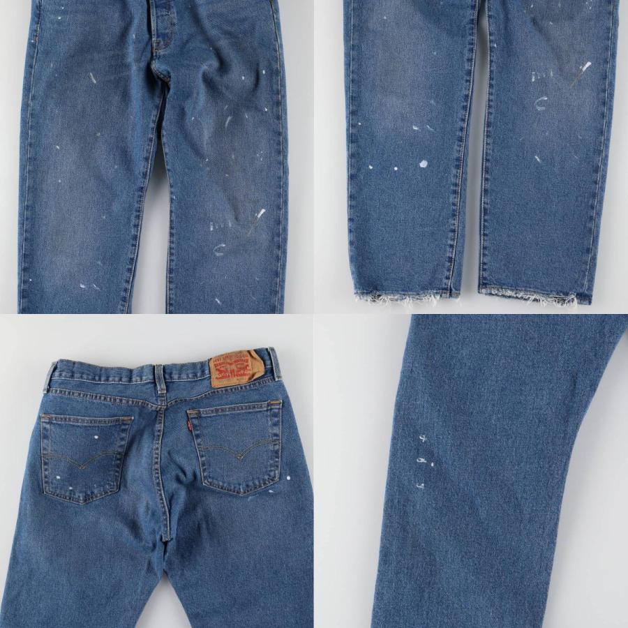 Levi's（リーバイス） 古着 Levi's 501 '93 ペイント ストレートデニム