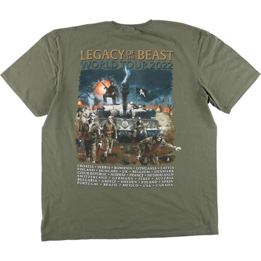 GILDAN - IRON MAIDEN Tシャツ アイアンメイデン バンドTシャツ サイズL IRON MAIDEN アイアンメイデン バンドTシャツ プリントT 黒 XL