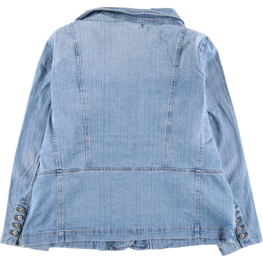 古着 セントジョンズベイ ST.JOHN'S BAY WOMAN デニムテーラードジャケット レディースXL相当 /eaa528391 古着 セントジョンズベイ ST.JOHN'S BAY WOMAN デニムテーラード