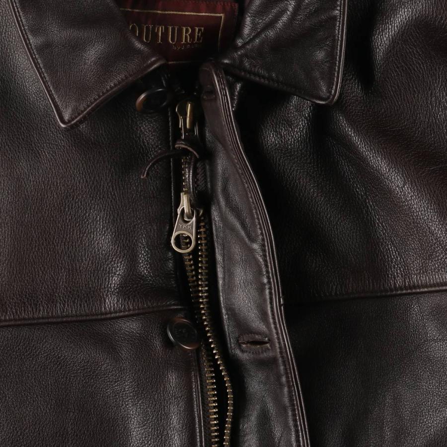 古着 COUTURE BY J.PARK レザーカーコート メンズXL相当 /eaa528400  