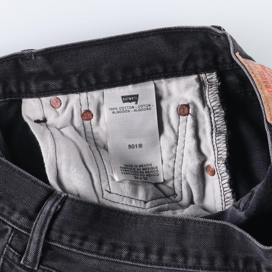 古着 リーバイス Levi's 501 ブラックデニム ストレートデニムパンツ メンズw33相当/eaa528513 Levi's（リーバイス） 古着 Levi's 501 ブラックデニム ストレート