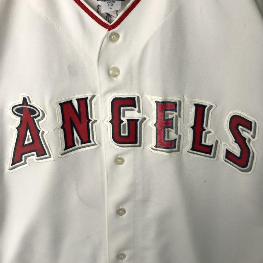 古着 majestic MLB LOS ANGELES ANGELS ロサンゼルスエンゼルス ゲーム