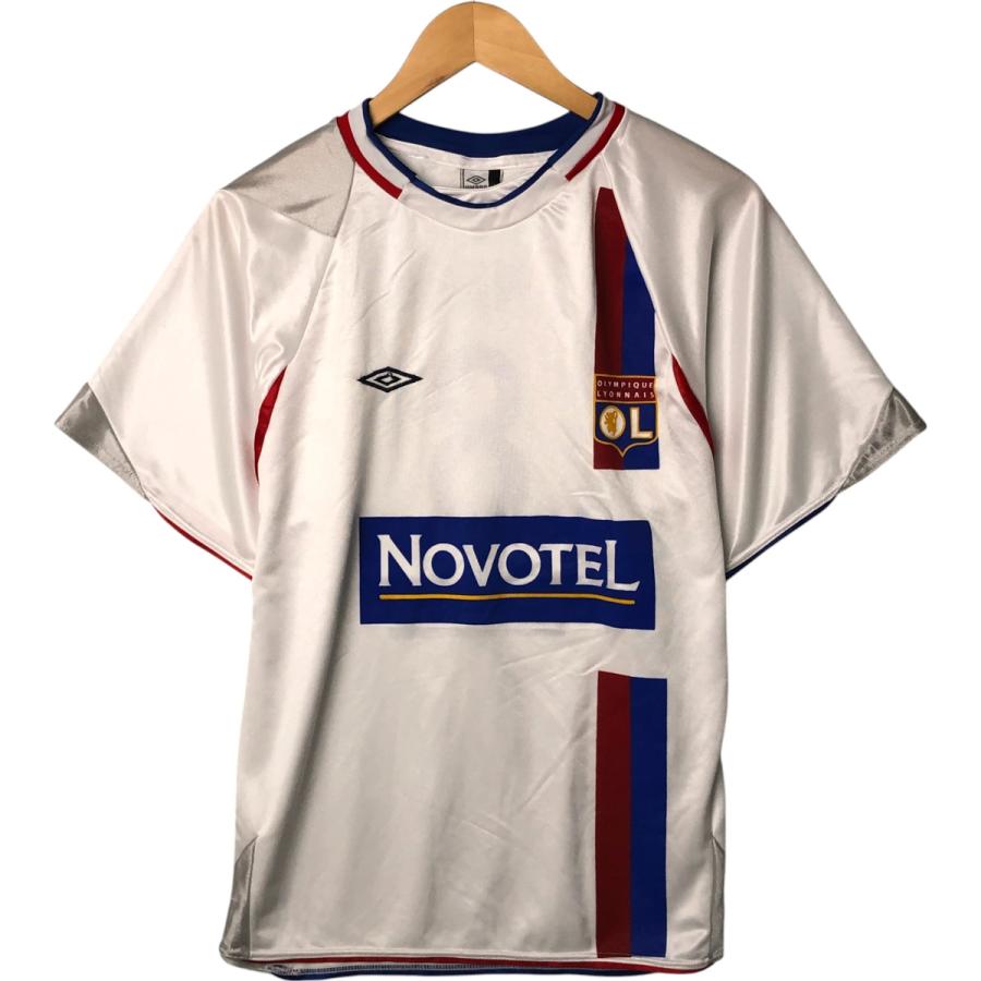 アンブロリーグ・アンオリンピックリヨンホームシャツLサイズ umbro 古着 アンブロ LIGUE 1 リーグアン OLYMPIQUE LYONNAIS