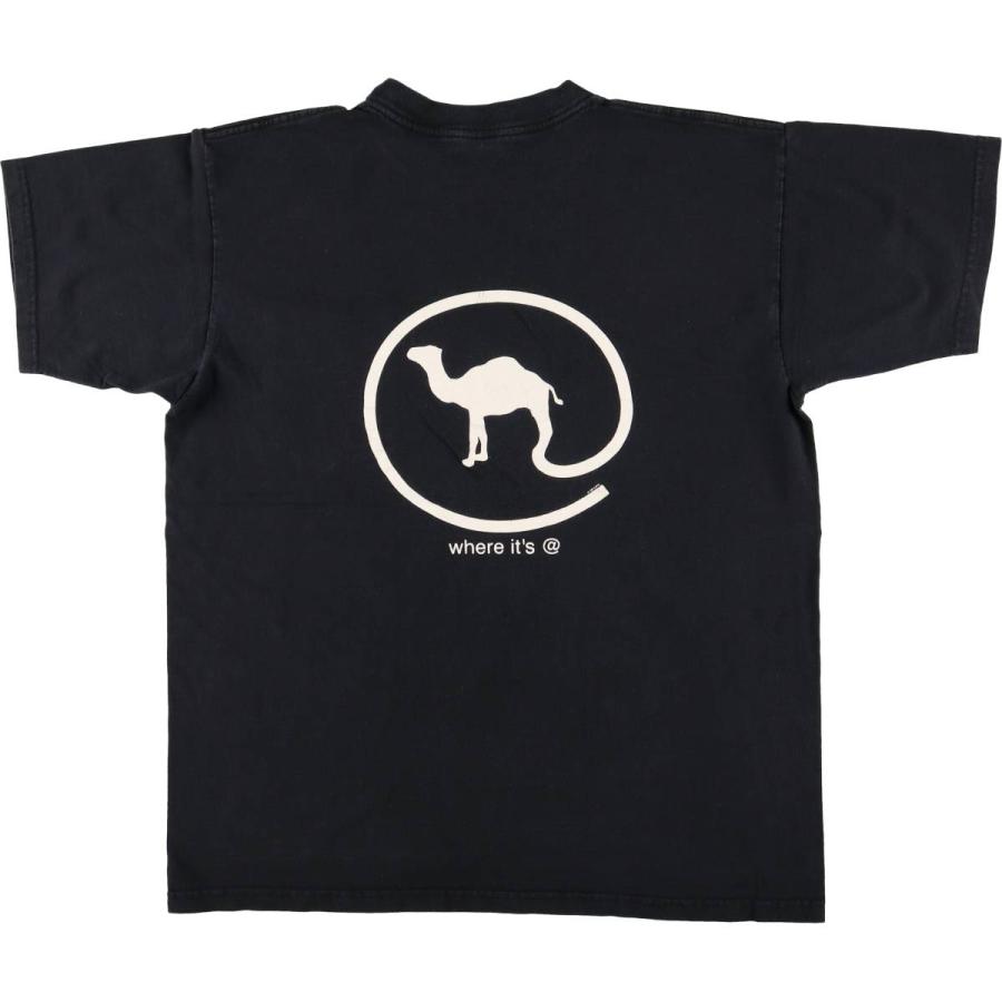 XL★CAMEL キャメル 90s シングルステッチ USA製 Tシャツ 90s USA製 CAMEL キャメル A PACK OF CAMELS ポケットTシャツ 白