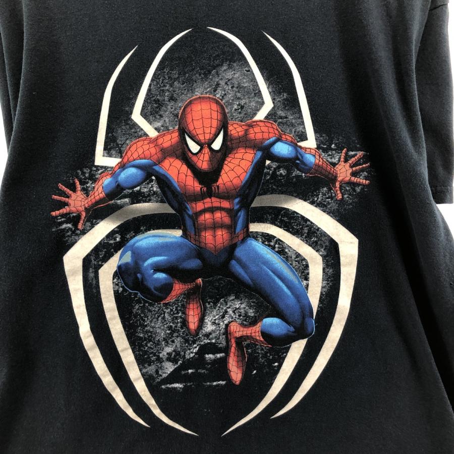 00s MARVEL マーベル スパイダーマン 映画 ムービー Tシャツ XL 00s スパイダーマン ビンテージ Tシャツ 映画 ムービー USA製 L XL