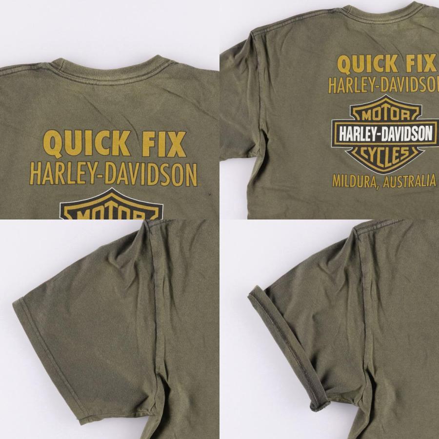 古着 ハーレーダビッドソン Harley-Davidson モーターサイクル バイクT  
