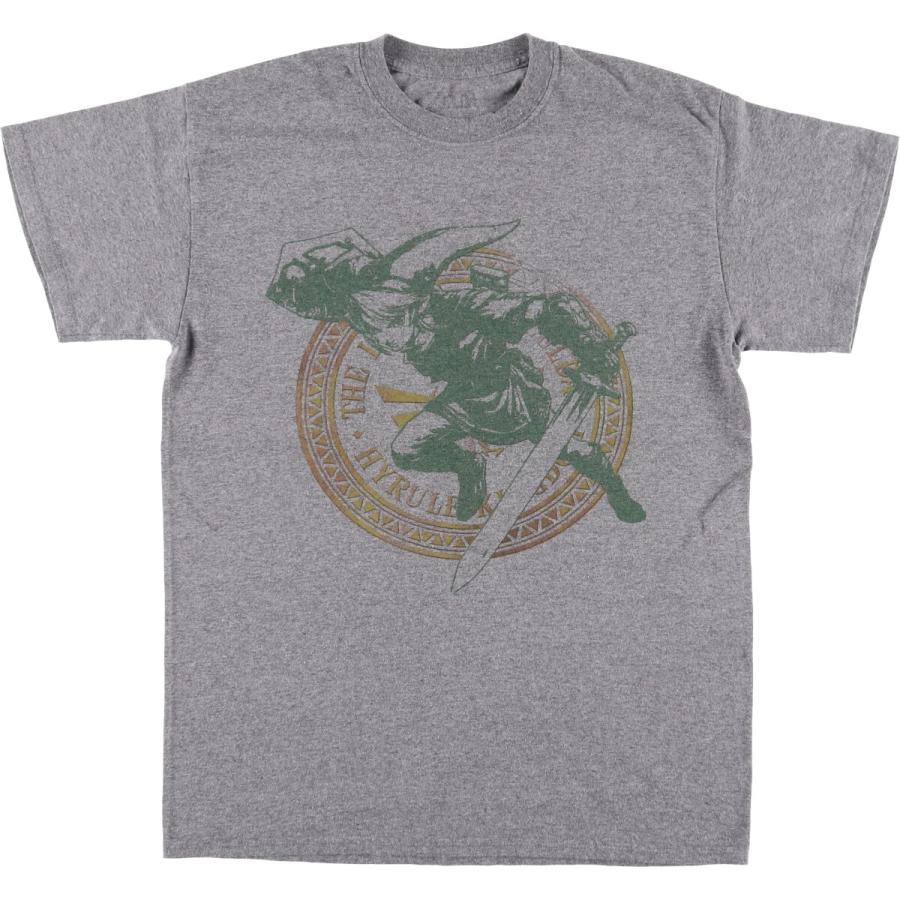 古着 ZELDA ゼルダの伝説 リンク キャラクタープリントTシャツ メンズM