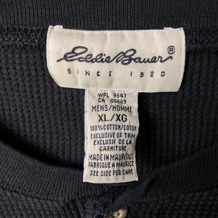 Eddie Bauer 古着 90~00年代 エディーバウアー ヘンリーネック