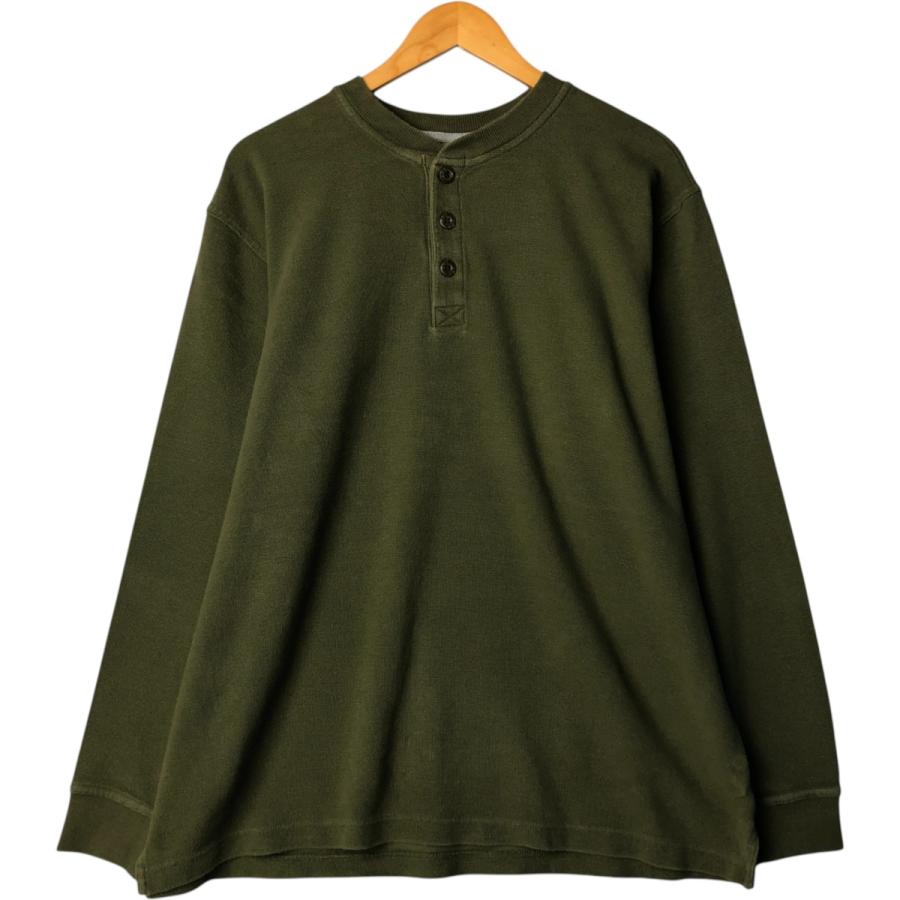 L.L.Bean 古着 エルエルビーン ヘンリーネック サーマルロングT