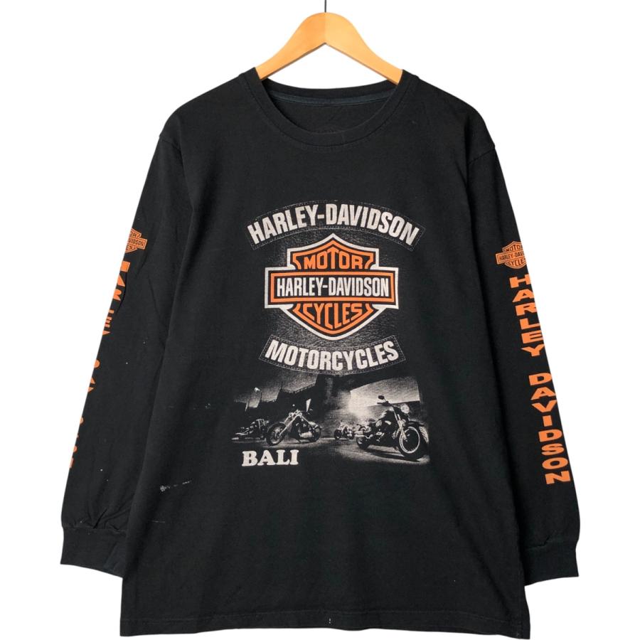 Harley-Davidson ロンT 古着 ハーレーダビッドソン Harley-Davidson モーターサイクル