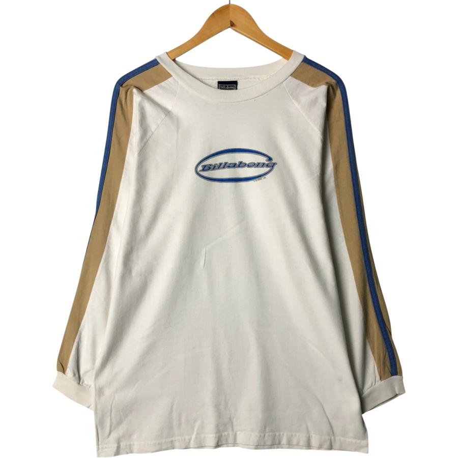 古着 90年代 ビラボン BILLABONG ロングTシャツ ロンT USA製 メンズL 