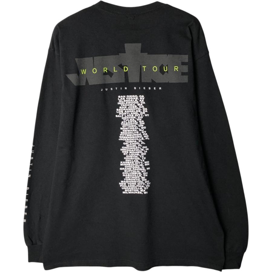 古着 Justin Bieber ジャスティンビーバー ロンT バンドTシャツ バンT 