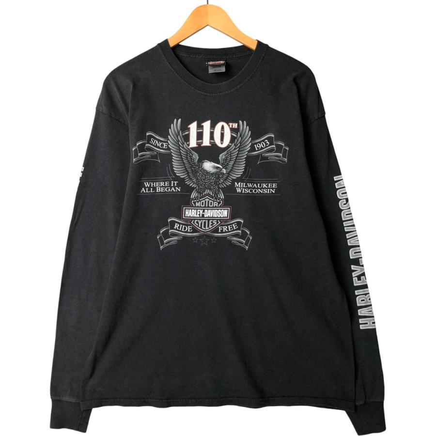 Harley-Davidson HAWAII 古着 ハーレー イーグルXL 古着 ハーレーダビッドソン Harley-Davidson 鷲柄 イーグル柄