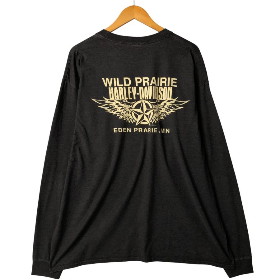古着 ハーレーダビッドソン Harley-Davidson モーターサイクル ロングT