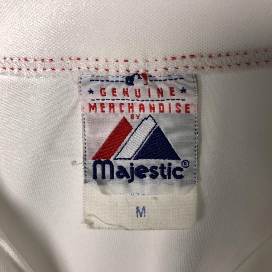 Majestic☆RED SOX ゲームシャツ アメリカ製 レッドソックス 古着 90