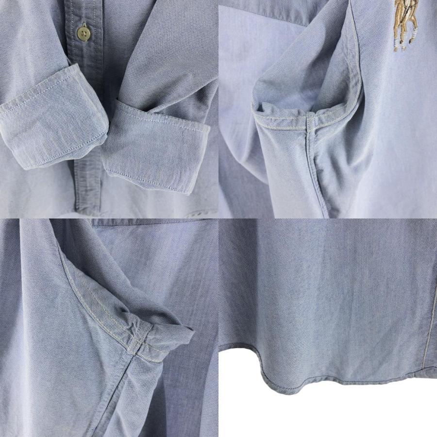 Ralph Lauren - 古着 ラルフローレン Ralph Lauren RALPH LAUREN ビッグポニー 長袖 ボタンダウンシャツ レディースXL相当 /eaa530245 古着 ラルフローレン Ralph Lauren RALPH LAUREN ビッグポニー