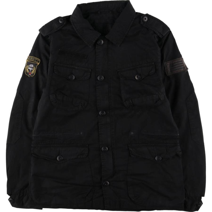 古着 アメカジSchott コーデュロイジャケット 黒 L ワーク