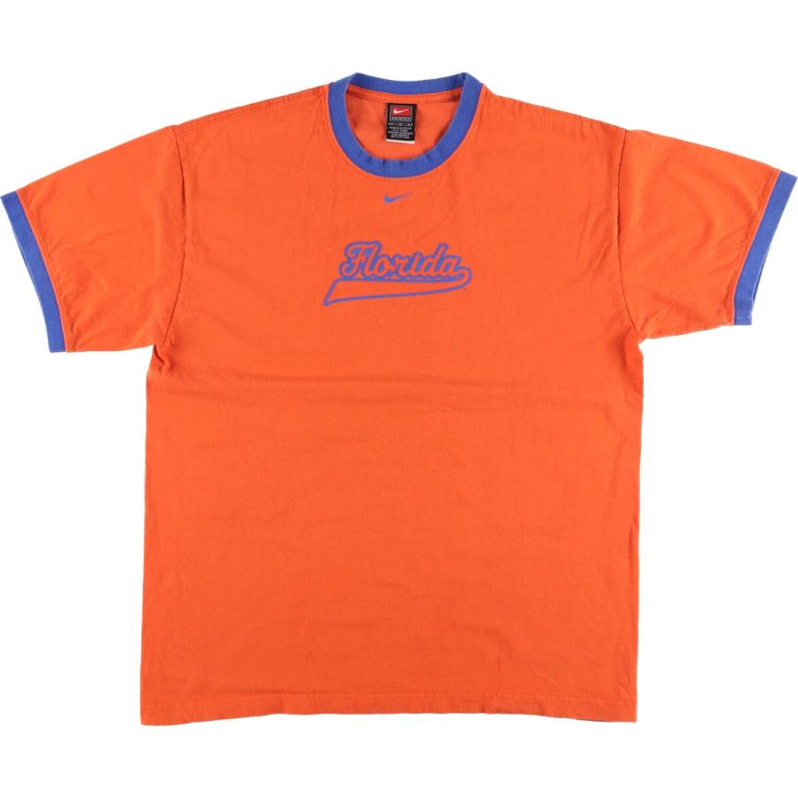 古着 ~00年代 ナイキ NIKE TEAM リンガーTシャツ メンズL相当