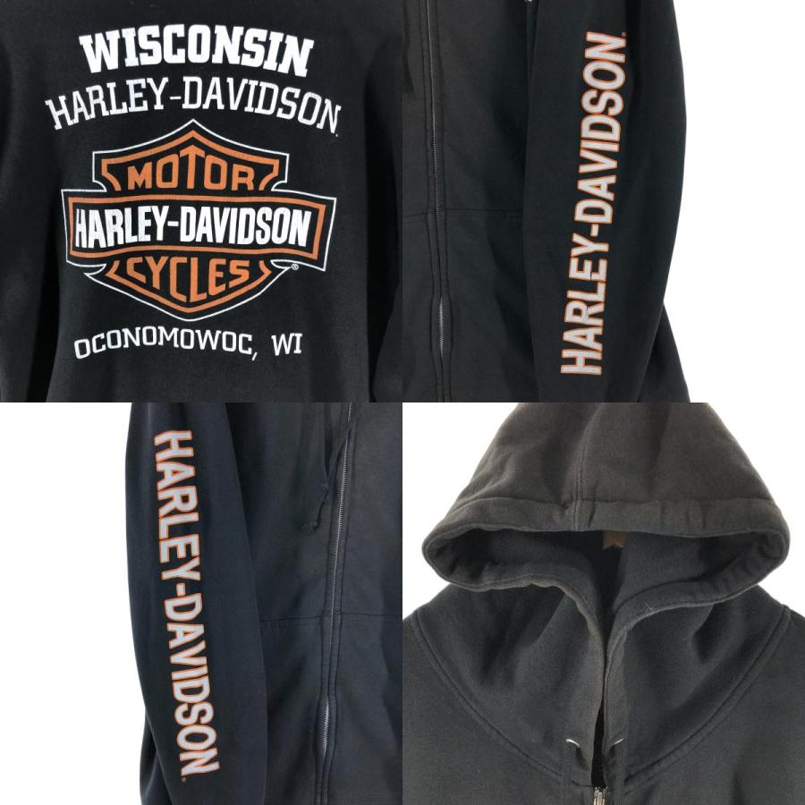 古着 ハーレーダビッドソン Harley-Davidson スウェットフルジップ