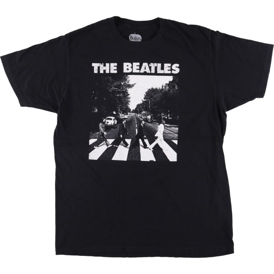 古着 THE BEATLES ビートルズ バンドTシャツ バンT メンズL相当