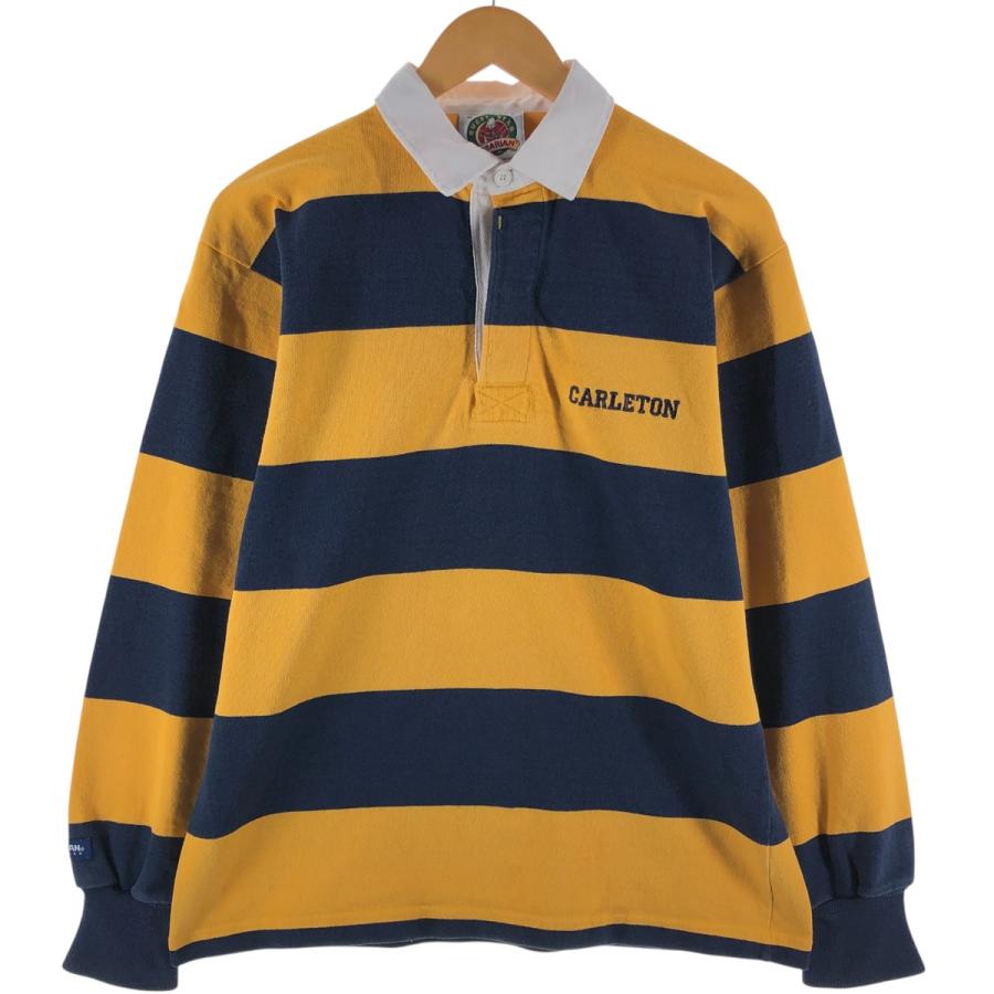 古着 90~00年代 バーバリアン BARBARIAN ボーダー柄 長袖 ラガー