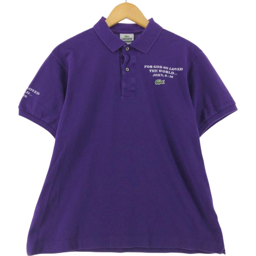 LACOSTE（ラコステ） 古着 半袖 ポロシャツ 5 メンズM相当 /eaa531737