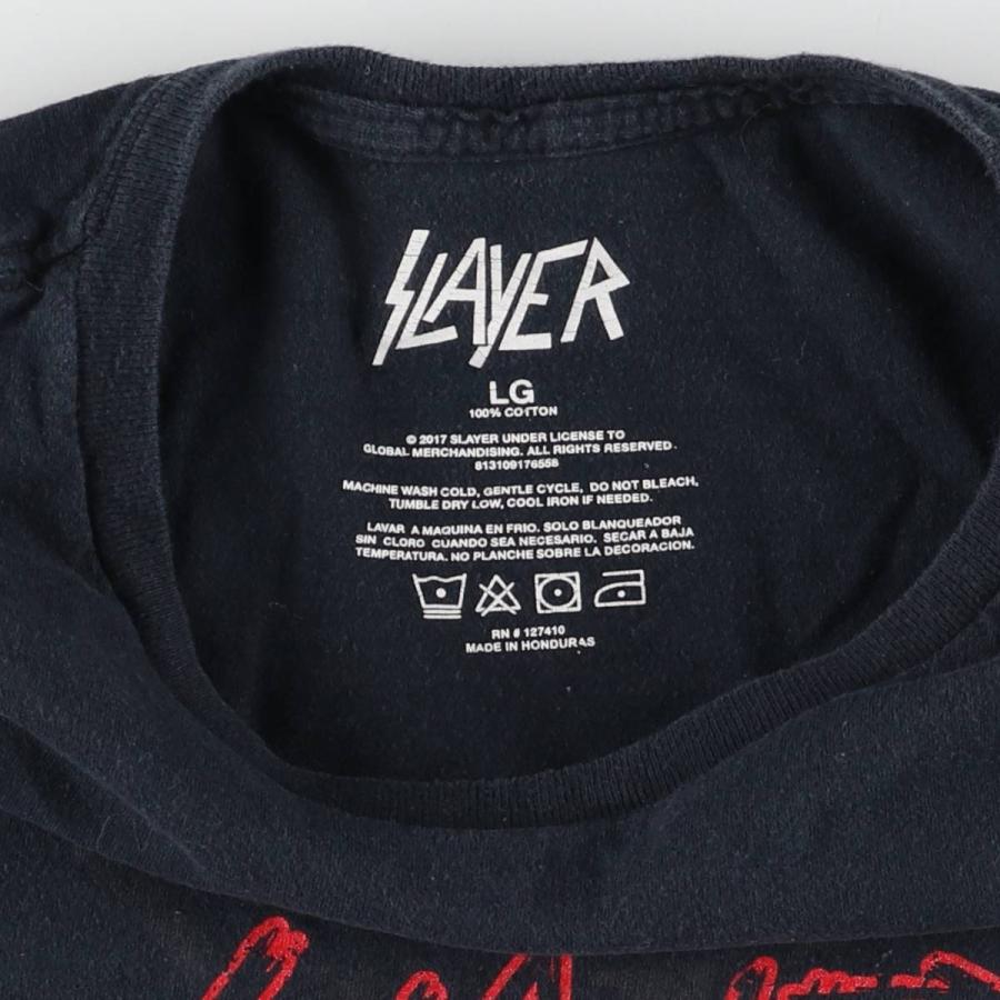 古着 SLAYER スレイヤー ドクロ柄 スカル柄 バンドTシャツ バンT