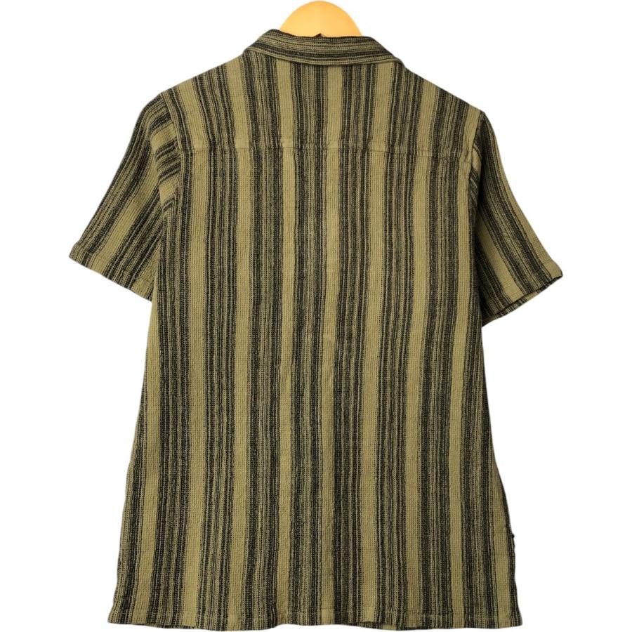 Stüssy ストライプ柄 半袖シャツ L STUSSY シャツ STUSSY/ステューシー STRIPED SILK SHIRT 半袖