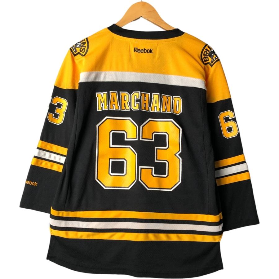 デッドストック☆古着【リーボック NHLゲームシャツ】刺繍ロゴ  メンズ2XL程 古着 90s Canada製 Reebok NHL Minnesota Wild ワイルド