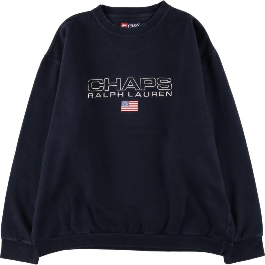 古着 ラルフローレン Ralph Lauren CHAPS チャップス 星条旗柄 ロゴ