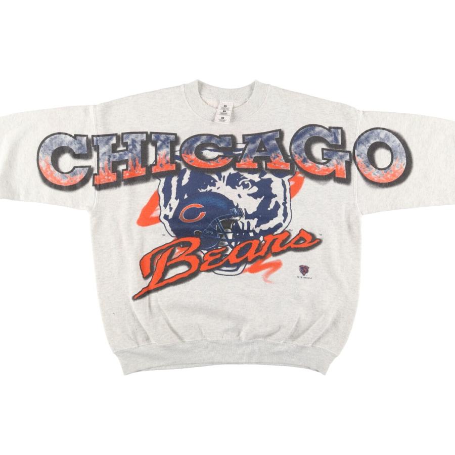 古着 90年代 NFL CHICAGO BEARS シカゴベアーズ プリントスウェット